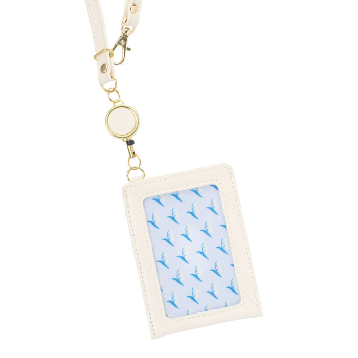 リール付パスケース ベルホワイト