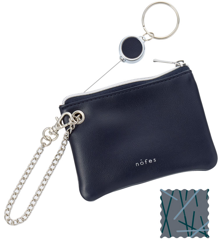 リール付キー＆パスポーチ