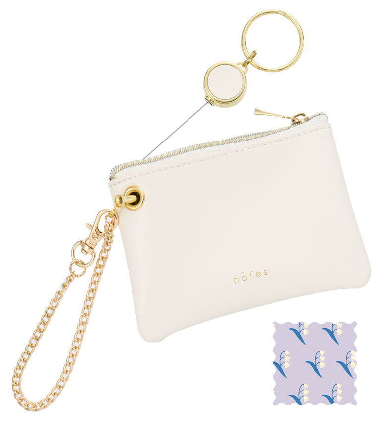 リール付キー＆パスポーチ