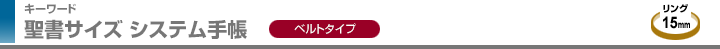聖書サイズ システム手帳