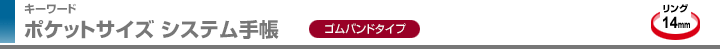 ポケットサイズ システム手帳