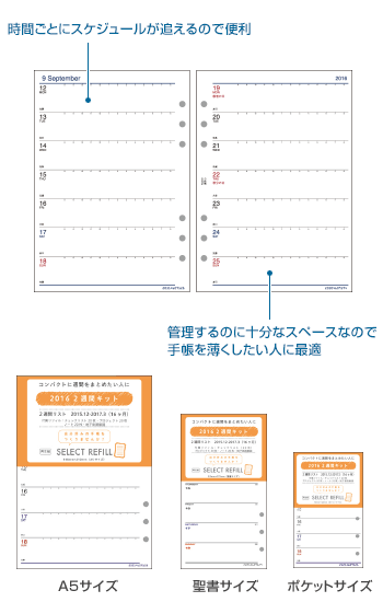 キーワード日付入リフィル
