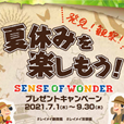 SENSE OF WONDERプレゼントキャンペーン