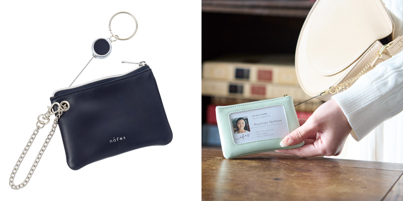 リール付キー＆パスポーチ