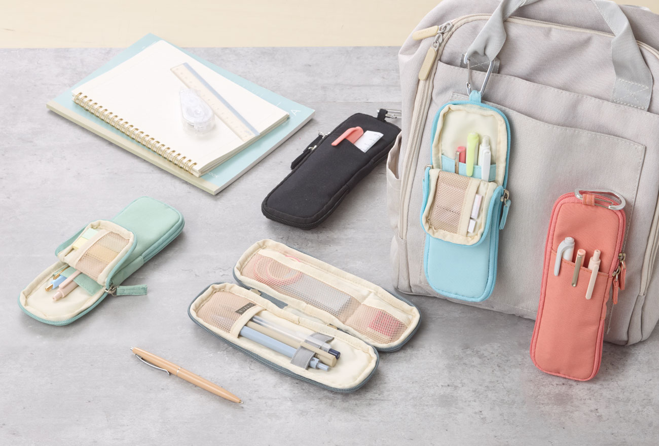 スリーナペンケース（フラワー）