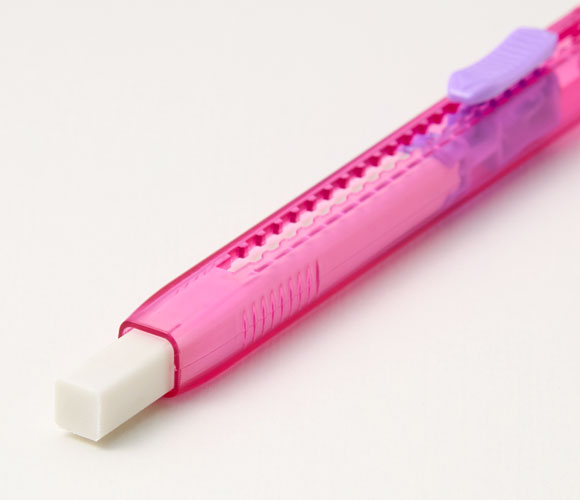 角で消しやすい