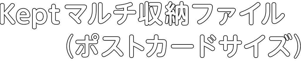 マルチ収納ファイル（ポストカードサイズ）