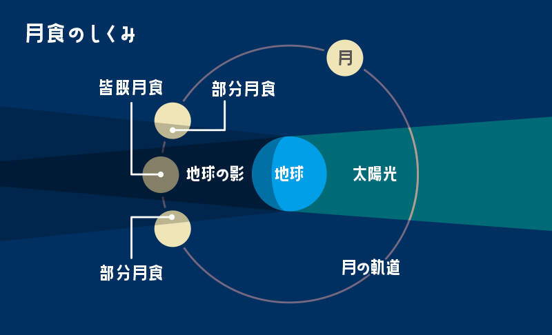 月食の仕組み